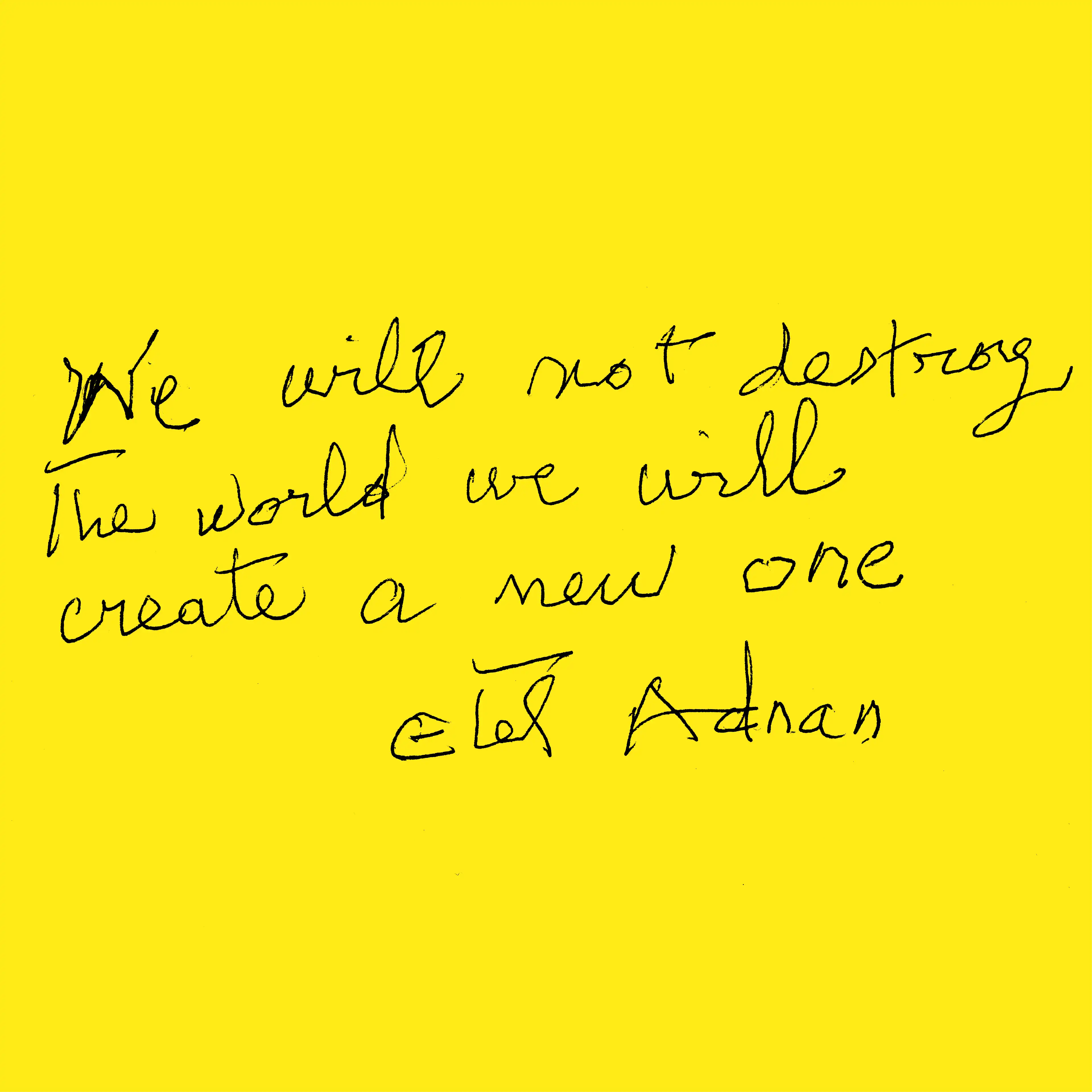 Etel Adnan Post-it Notes67